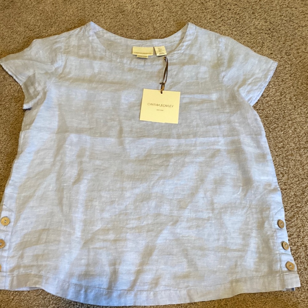 Cynthia Rowley Linen top